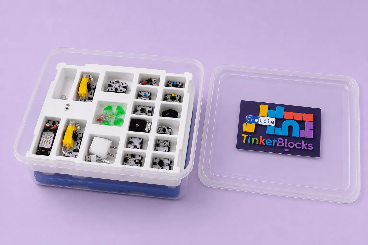 What’s inside the TinkerBlock kit